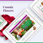 floral website design