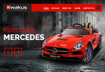 Kid cars website design