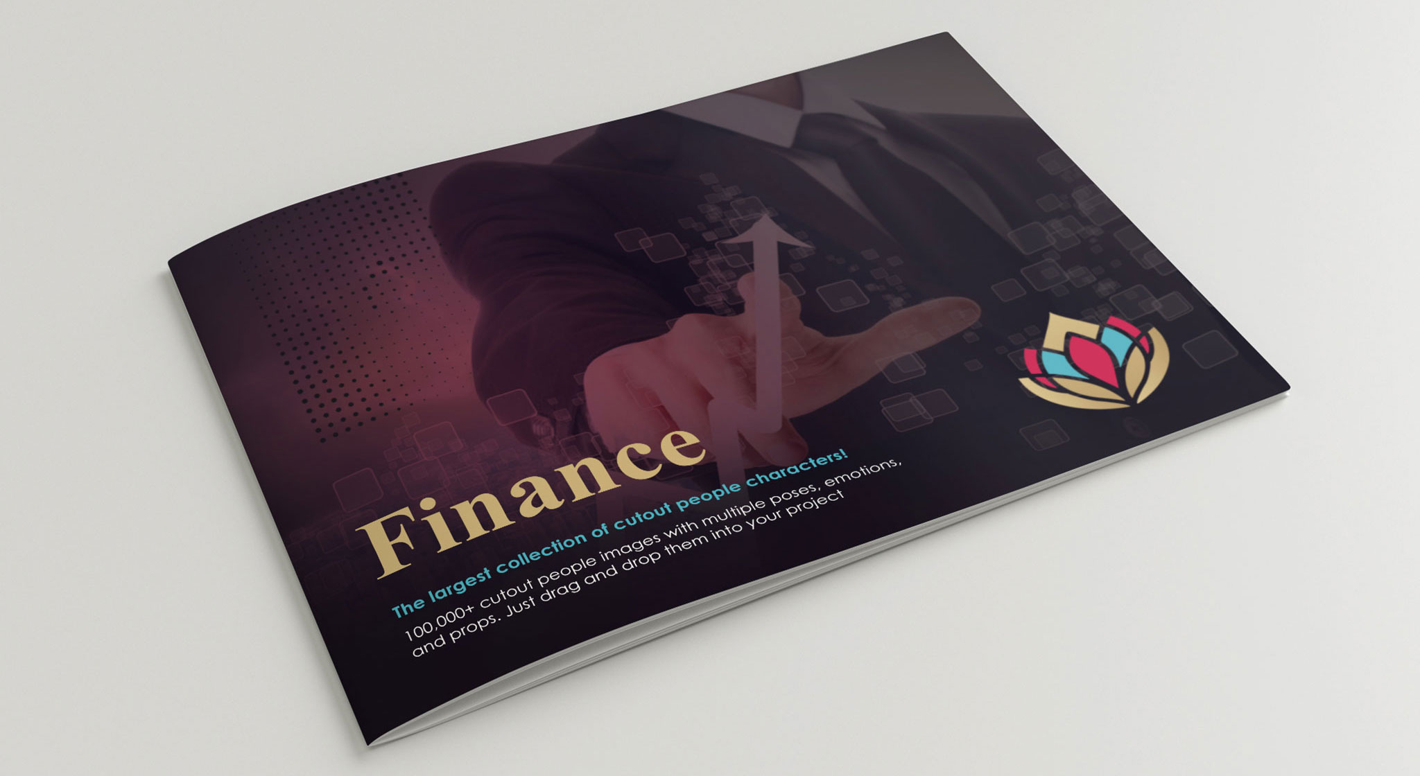 investment brochure cover design